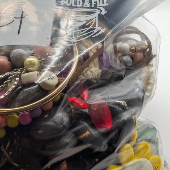 Jewelry Lot Vienna Repurpose Bag Over 4 Pounds Beads & Possible Wearable Pieces - Picture 7 of 11